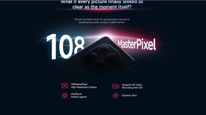 Kamera Redmi Note 15