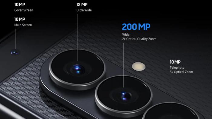 Kamera Samsung Galaxy Z TriFold