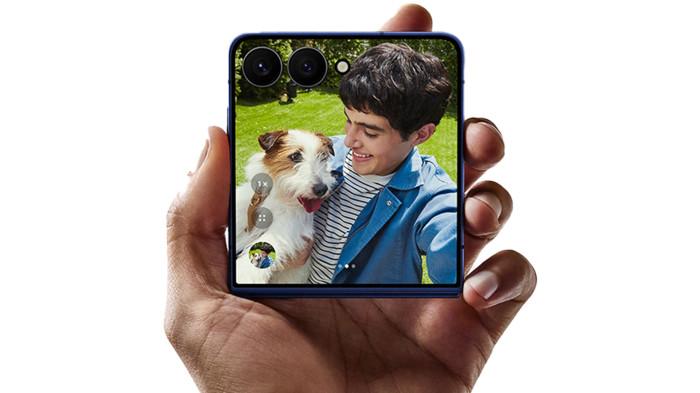 Kamera Selfie Samsung Galaxy Z Flip7