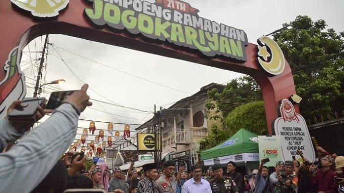 Pembukaan rangkaian event Kampung Ramadan Jogokariyan, Kota Yogyakarta, Sabtu (1/3/25)