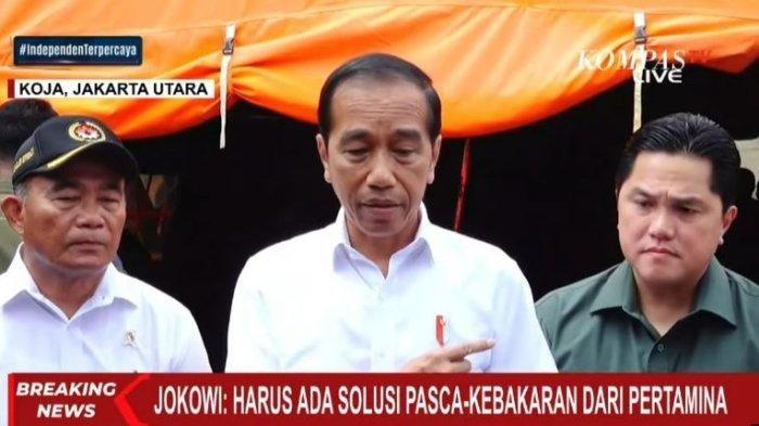 Kebakaran Depo Pertamina Plumpang, Jokowi Beri Waktu 2 Hari ke Jajarannya untuk Cari Solusi