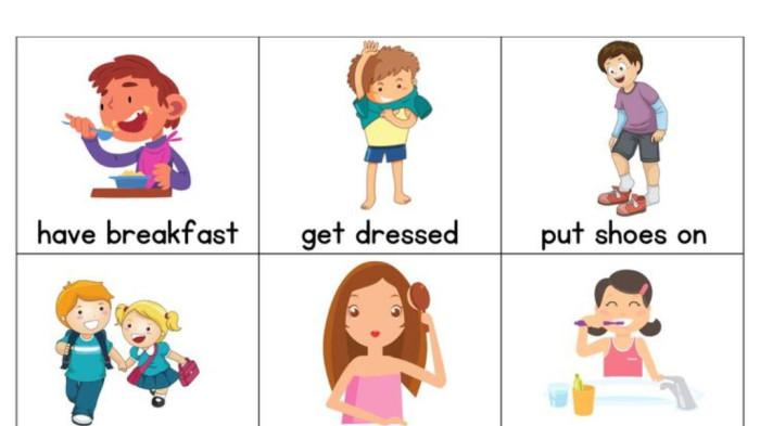 Kosakata Rutinitas Sehari-hari