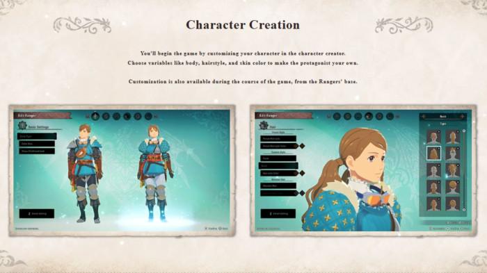 Kustomisasi Karakter Monster Hunter Stories 3