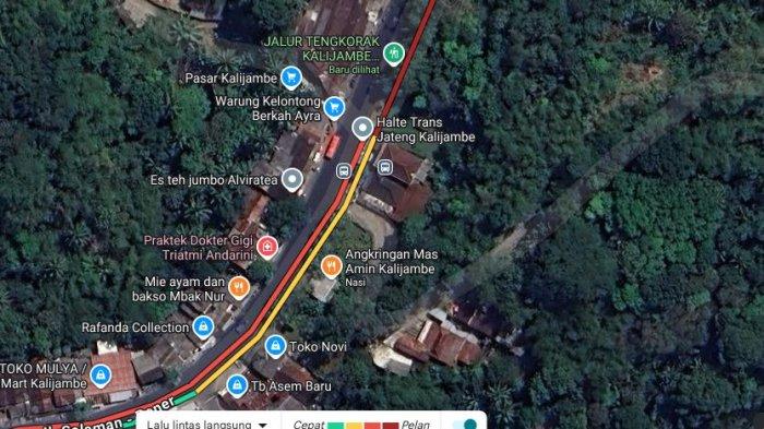 Kecelakaan maut di Pasar Kalijambe pagi ini membuat Jalan Raya Kalijambe lumpuh total selama beberapa jam. Arus lalu lintas sempat macet parah dari dua arah, sebelum 

akhirnya mulai mengalir lancar menjelang pukul 09.35 WIB.