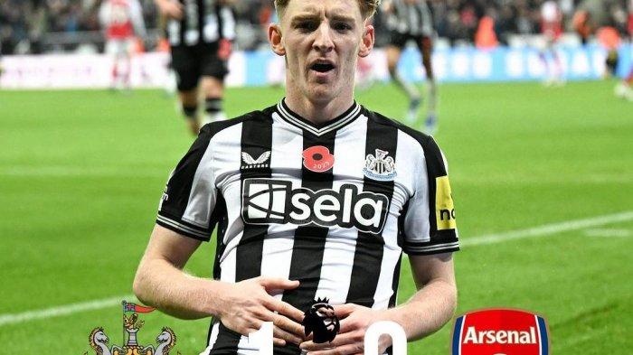 Liga Inggris: Newcastle 1-0 Arsenal, Arsenal Telan Kekalahan Perdana di Liga