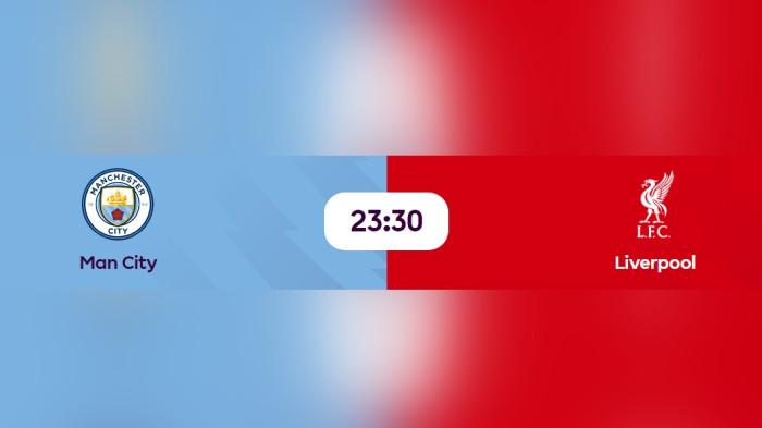 Link Live Streaming Head to Head Man City vs Liverpool Liga Inggris Malam Ini 23:30 WIB