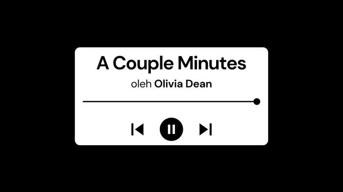 Lirik Lagu A Couple Minutes - Olivia Dean dengan Terjemahan