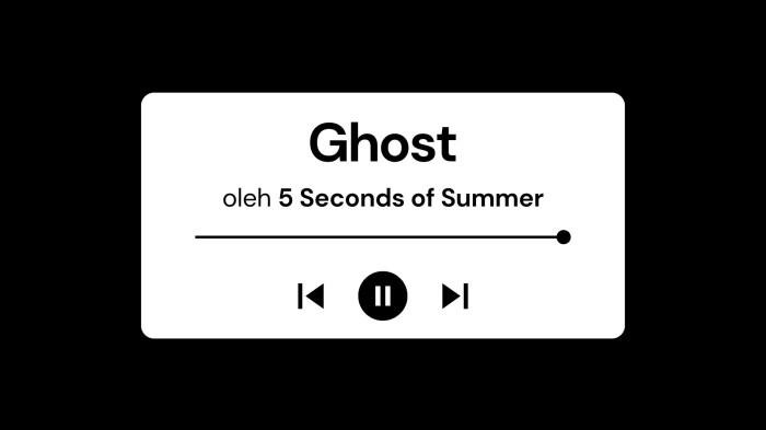 Lirik Lagu Ghost - 5 Seconds of Summer dengan Terjemahan
