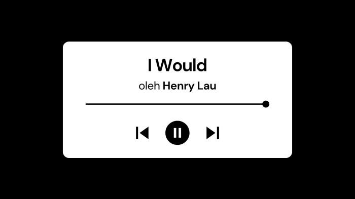 Lirik Lagu I Would - Henry Lau dengan Terjemahan