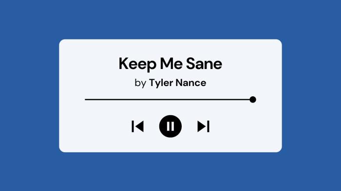 Lirik Lagu Keep Me Sane oleh Tyler Nance dengan Terjemahan