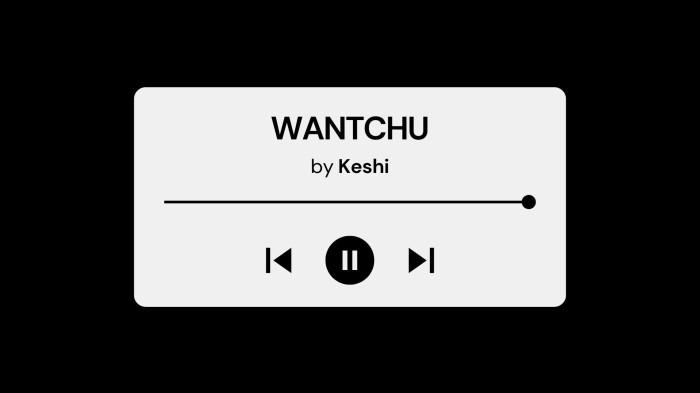 Lirik Lagu WANTCHU Keshi dengan Terjemahan Bahasa Indonesia