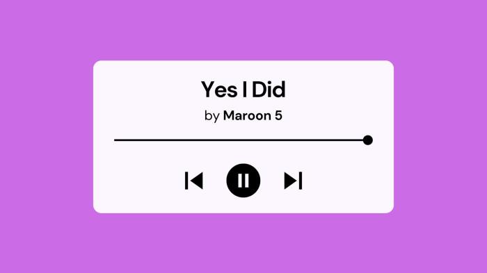 Lirik Lagu Yes I Did Maroon 5 dengan Terjemahan Bahasa Indonesia