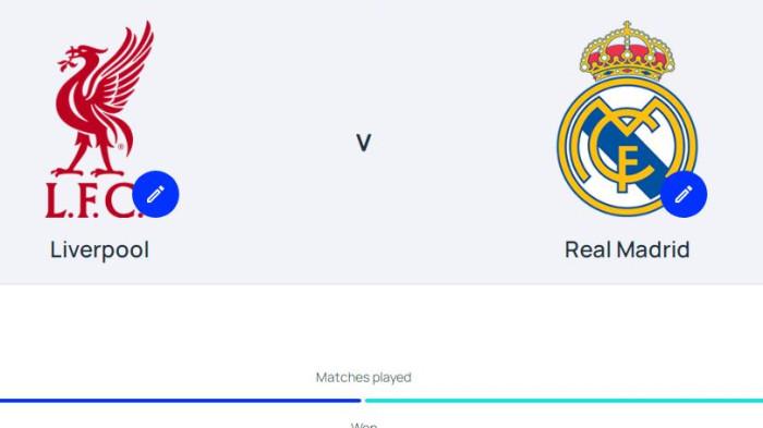 Anfield akan kembali menjadi panggung megah saat Liverpool menjamu Real Madrid dalam lanjutan Liga Champions pada Rabu, 5 November 2025 pukul 03.00 WIB.