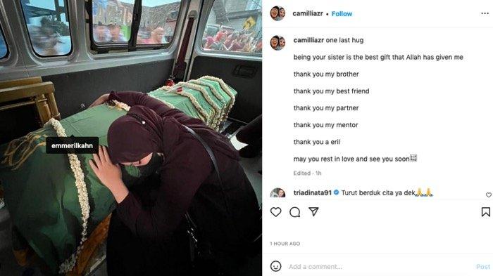 POTRET PILU, Atalia Praratya Bagikan Momen Zahra yang Tak Henti-hentinya Memeluk Peti Eril