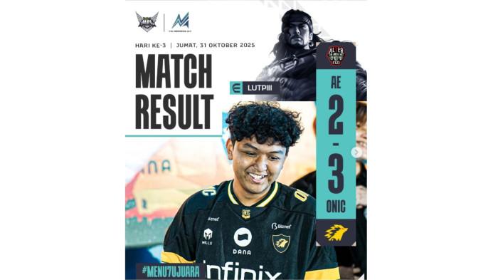 Match Result Onic vs Alter Ego