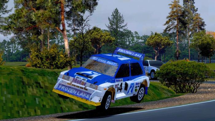 Mobil pada Game Old Rally Racing