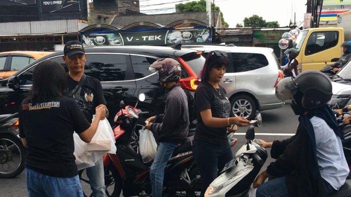 Ormas Ra’nggagas Solidarity Yogyakarta Bagi-bagi Takjil dan Kampanyekan Pencegahan Kejahatan Jalanan