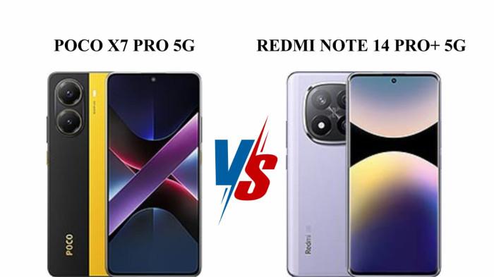 Poco X7 Pro 5G atau Redmi Note 14 Pro+ 5G: Mana yang Lebih Worth It?