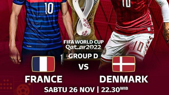 Live Streaming Piala Dunia Qatar: Timnas PRANCIS vs DENMARK
