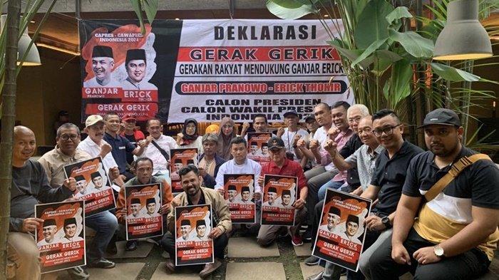 Gerak Gerik Deklarasikan Dukungan untuk Duet Ganjar Pranowo dan Erick Thohir di Pilpres 2024