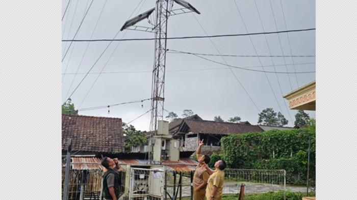 BPBD Sleman Lakukan Pengecekan Sistem Peringatan Dini di Lereng Merapi