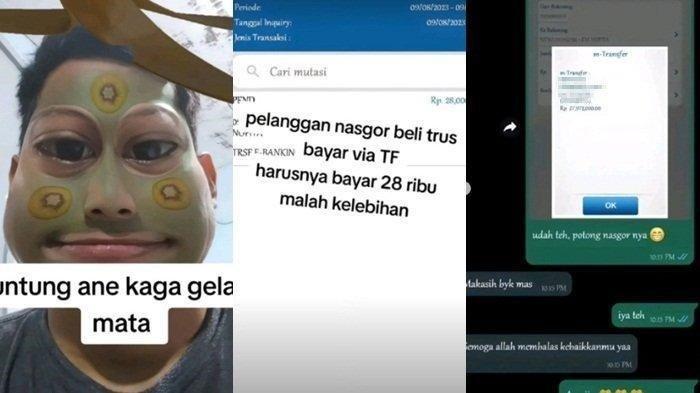 Viral Medsos, Pedagang Nasi Goreng Harga Rp 28 Ribu Malah Dibayar Rp 28 Juta oleh Pelanggan
