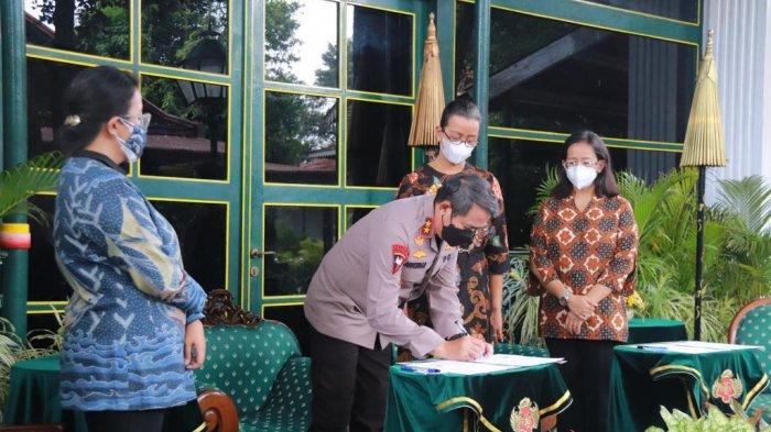 Polda DIY dan Keraton Yogyakarta Tandatangani Perjanjian Pemakaian Tanah untuk Bangun Mako Satbrimob