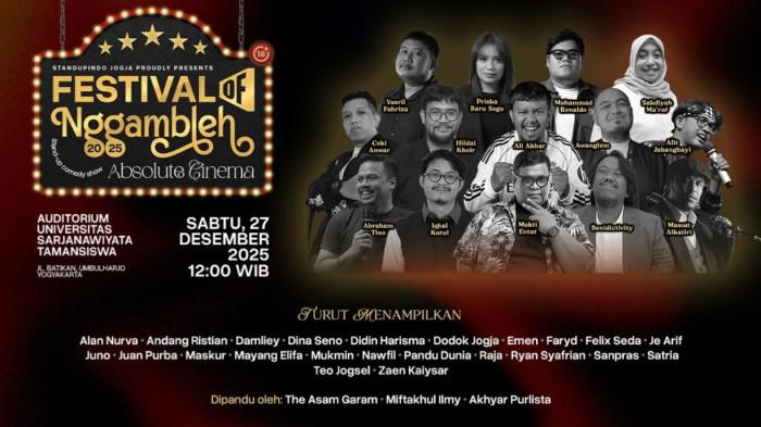 Poster Festival Of Nggambleh 2025 - Absolute Cinema (sumber: yesplis.com)