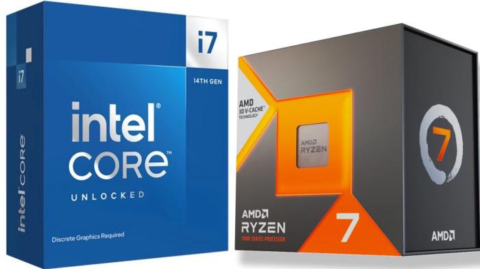 Prosesor Intel i7 dan Ryzen 7