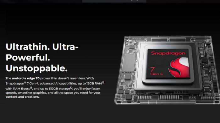 Prosesor Motorola Edge 70