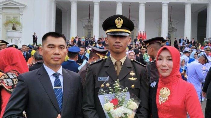 Putra Sulung Bupati Gunungkidul Sunaryanta Dikukuhkan Jadi Calon Perwira oleh Presiden