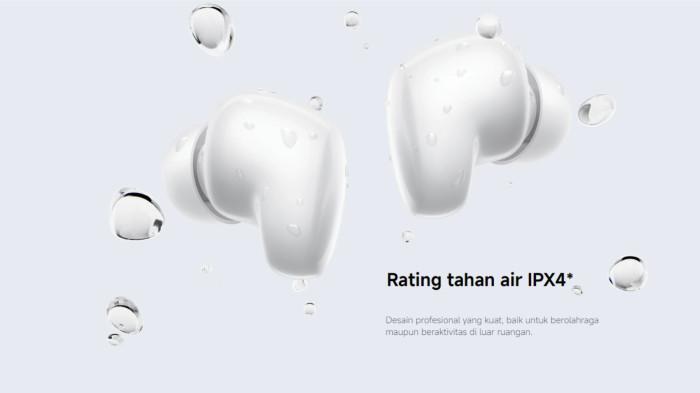 Rating IP 54 Redmi Buds 6 Play