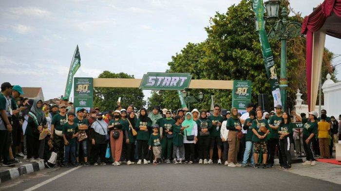 Rayakan Ulang Tahun Sri Sultan HB X ke-80, Kraton Gelar Jalan Sehat Jeron Benteng