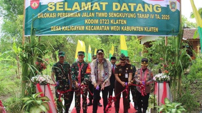 Penutupan TMMD Klaten 2025: Jalan, Talud, dan RTLH Rampung di Desa Kaligayam