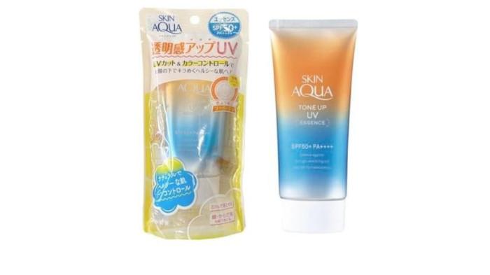 SKIN AQUA Tone Up UV Essence Latte Beige SPF 50+ PA++++