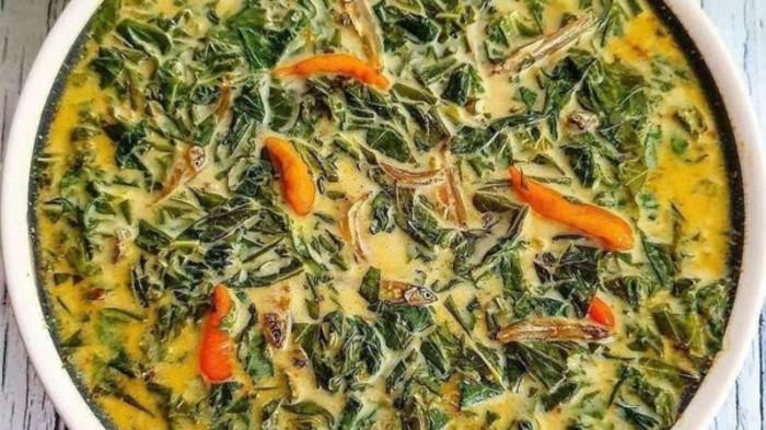 Sayur Daun Singkong Santan Pedas