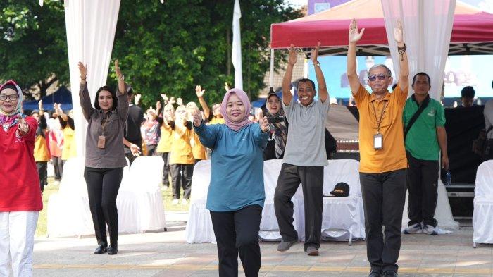 Senam Sehat Profil Pelajar Pancasila Ramaikan Peringatan Hardiknas di Sleman