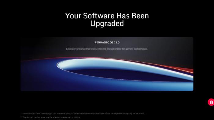 Sistem operasi REDMAGIC 11 Pro
