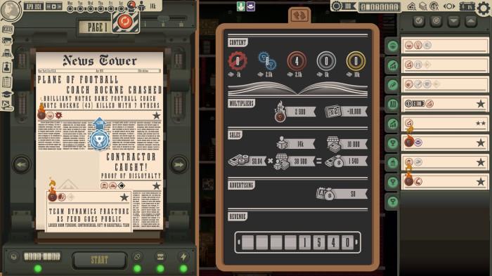 Surat Kabar Game News Tower