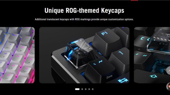 Tampilan Keycaps ROG Azoth 96 HE