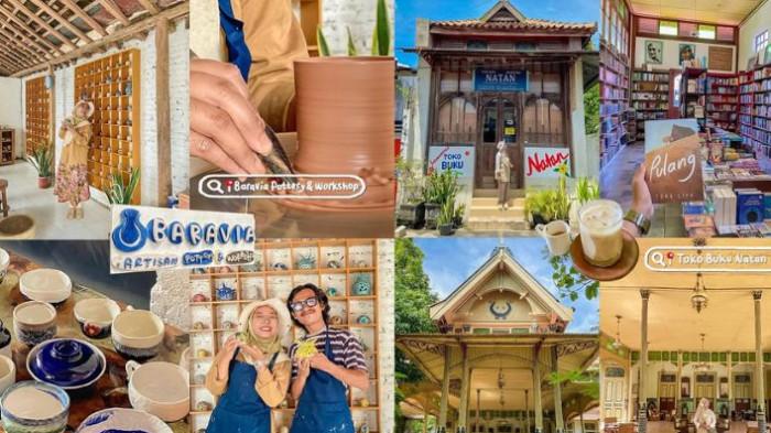 Tempat hidden gem di Jogja,  Baravia Pottery dan Toko Buku Nathan