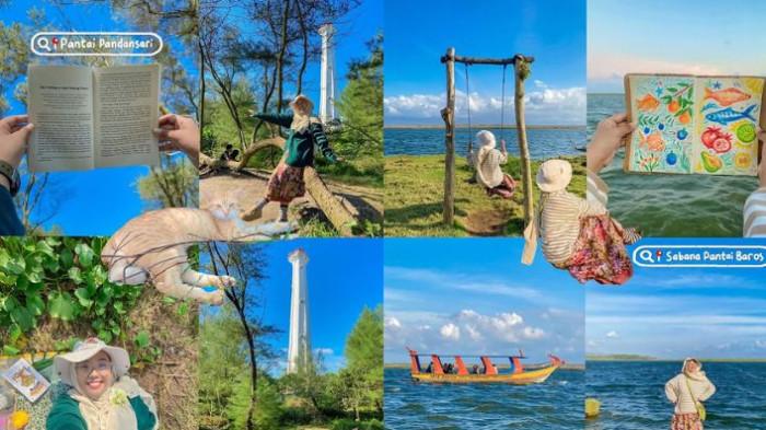 Tempat hidden gem di Jogja, Pantai Pandansari dan Sabana Pantai Baros