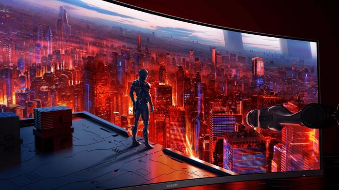 Xiaomi Curved Gaming Monitor G34WQI menyajikan Visual kualitas top berkat DCI-P3 95?n sRGB 100 % .