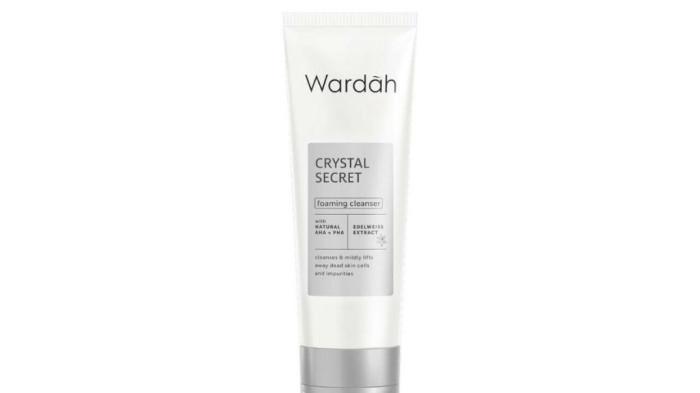 Wardah Crystal Secret Foaming Cleanser with Natural AHA + PHA