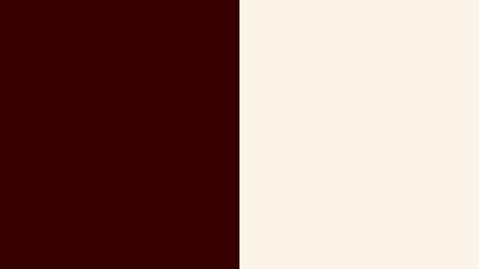 Warna Maroon dan Cream