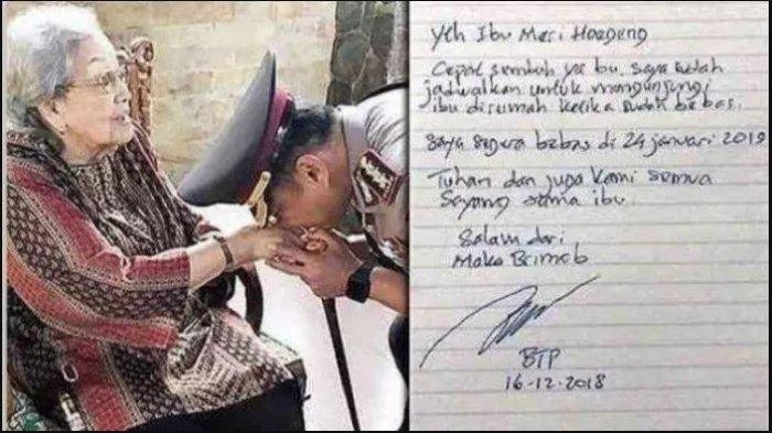 Ahok Bebas Langsung Temui Merry Roeslani Hoegeng, Istri Polisi Jujur dan Bersih