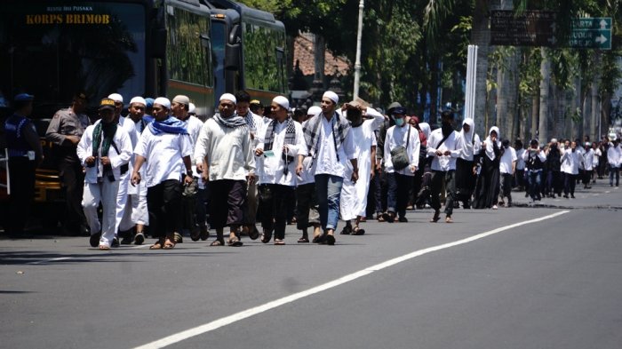 Jelang Aksi Solidaritas Rohingya, Arus Lalu Lintas di Sekitar Masjid An-Nur Mulai Dialihkan