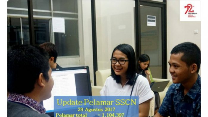 Jelang Penutupan Pendaftaran, 1.104.397 Orang Telah Mendaftar CPNS 2017