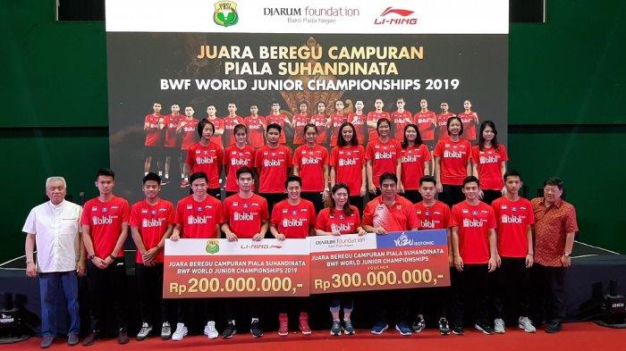Boyong 'Pulang' Piala Suhandinata kembali ke Tanah Air, 26 Pebulutangkis Muda Raih Penghargaan