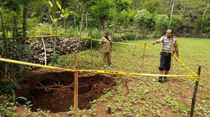 BPBD Catat Terjadi 34 Sinkhole di Gunungkidul Sejak 2017 hingga 2020